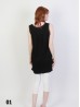 Black Lacy Generous Fitting Tank Top